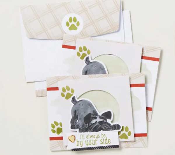By Your Side furry friends card kit