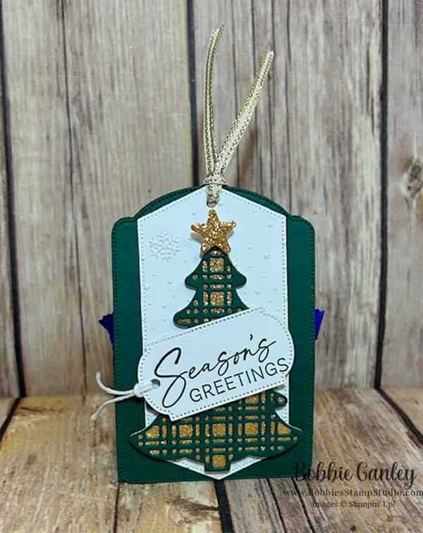 Easy treat holder using the Decorative Trees stamp set and dies
